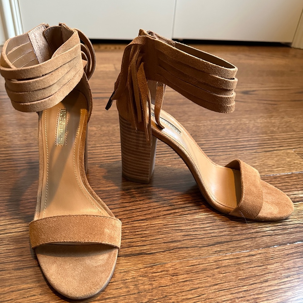 BCBG Cydney Fringe Heel